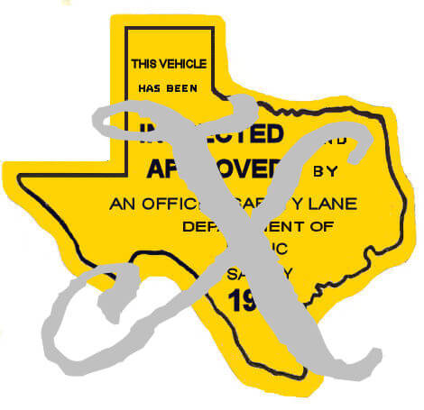 (image for) 1946 Texas Safety Lane Inspection Sticker